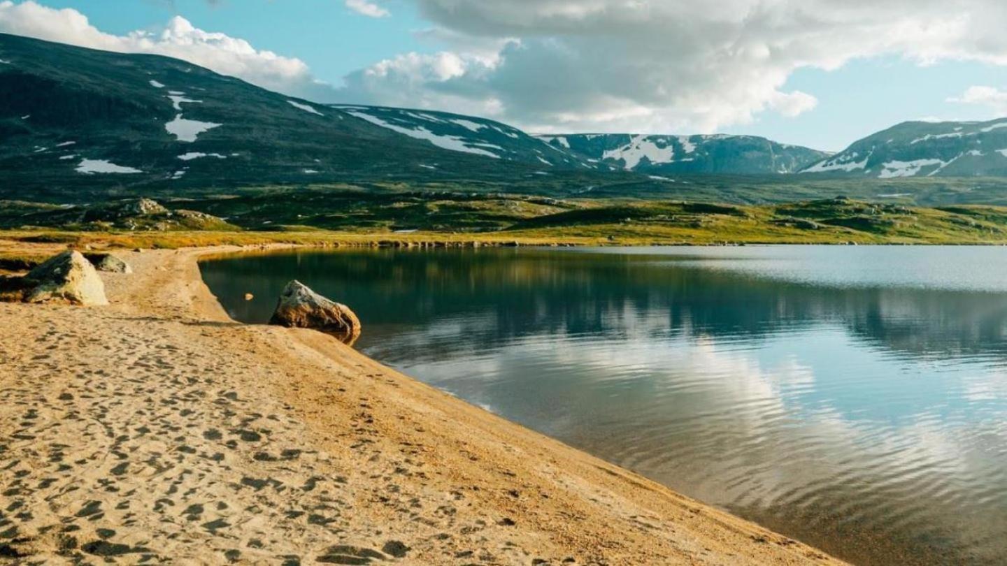 Koselig Hytte Med Usjenert Og Solrik Beliggenhet Geilo Exteriér fotografie