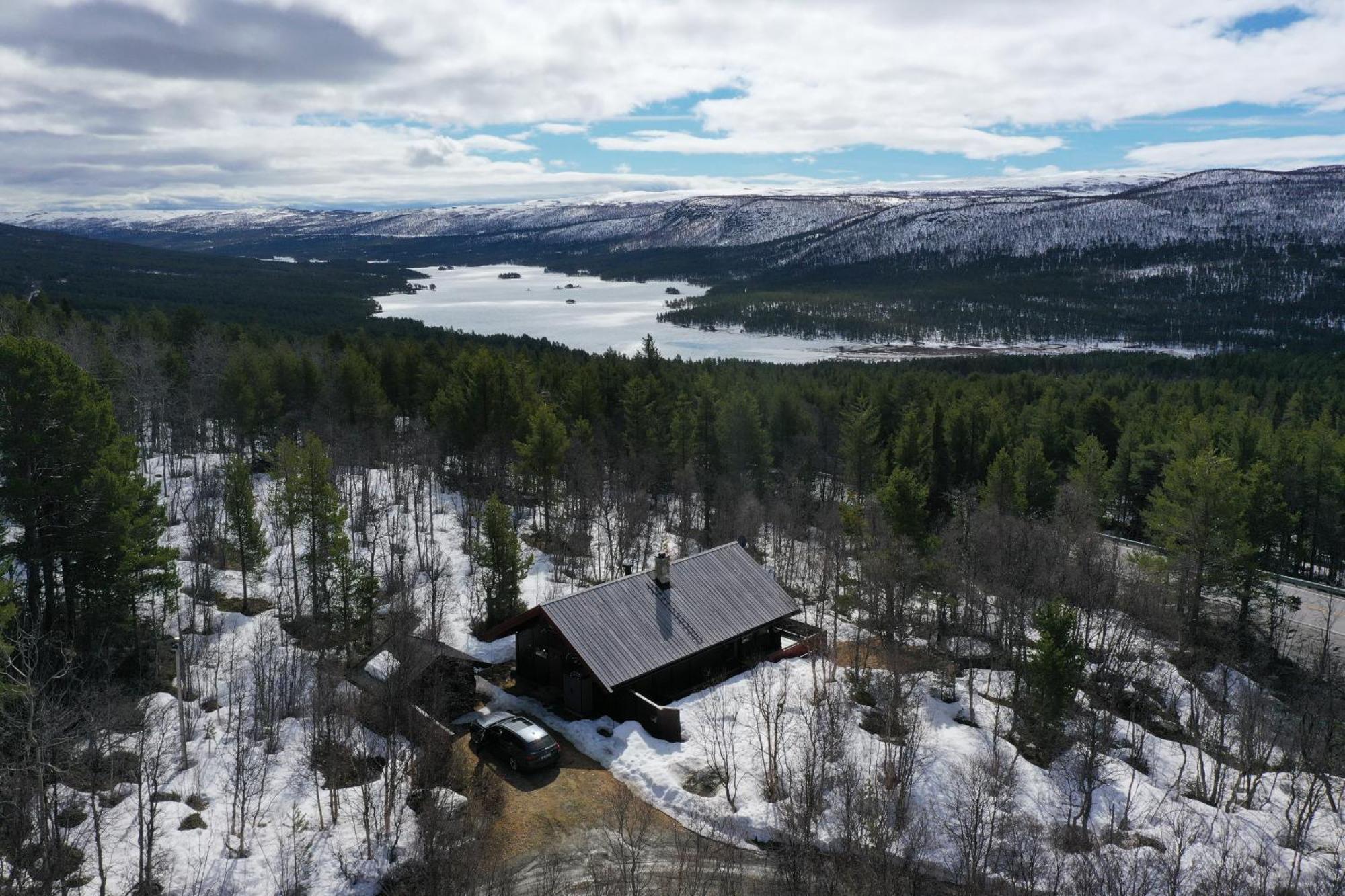 Koselig Hytte Med Usjenert Og Solrik Beliggenhet Geilo Exteriér fotografie