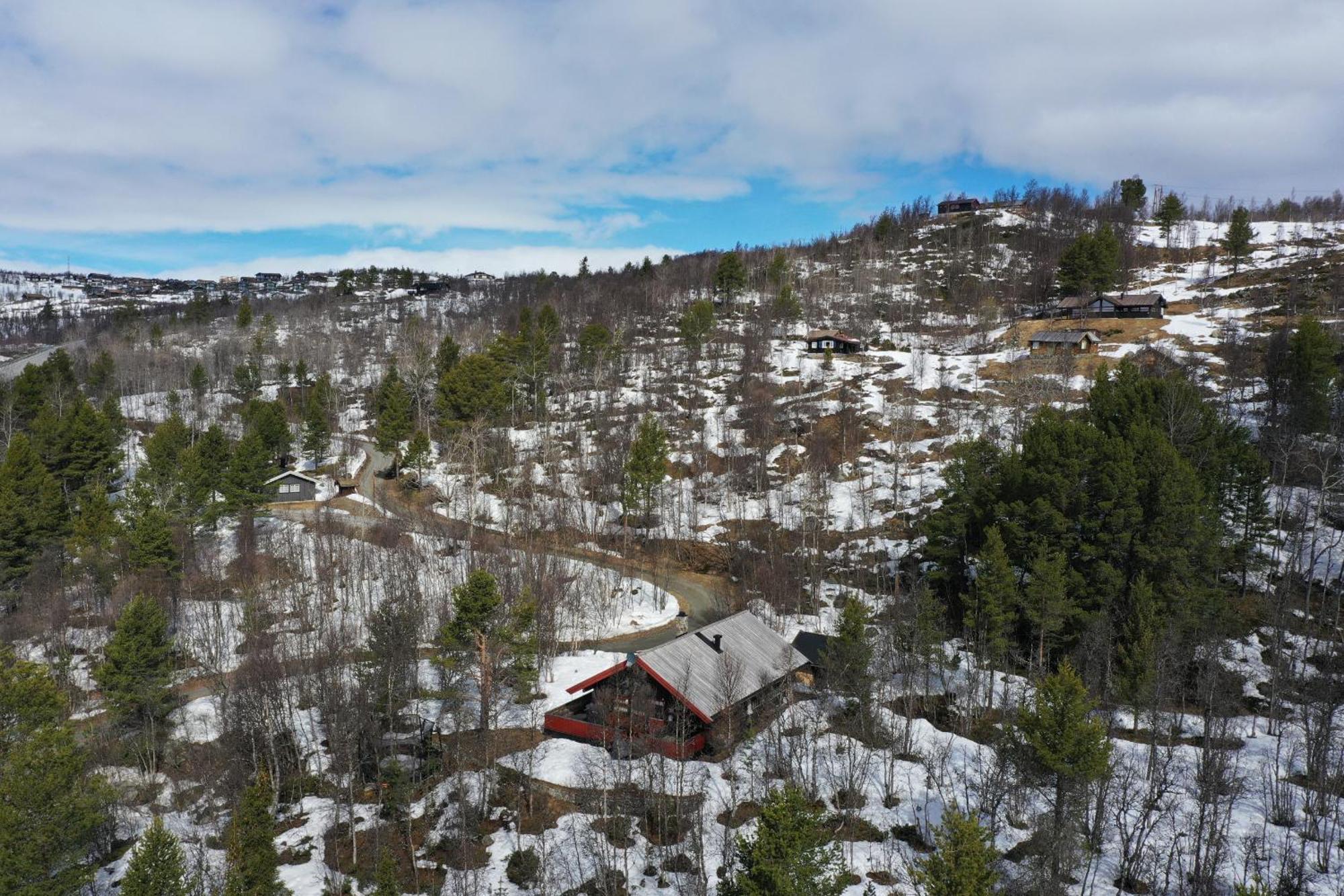 Koselig Hytte Med Usjenert Og Solrik Beliggenhet Geilo Exteriér fotografie