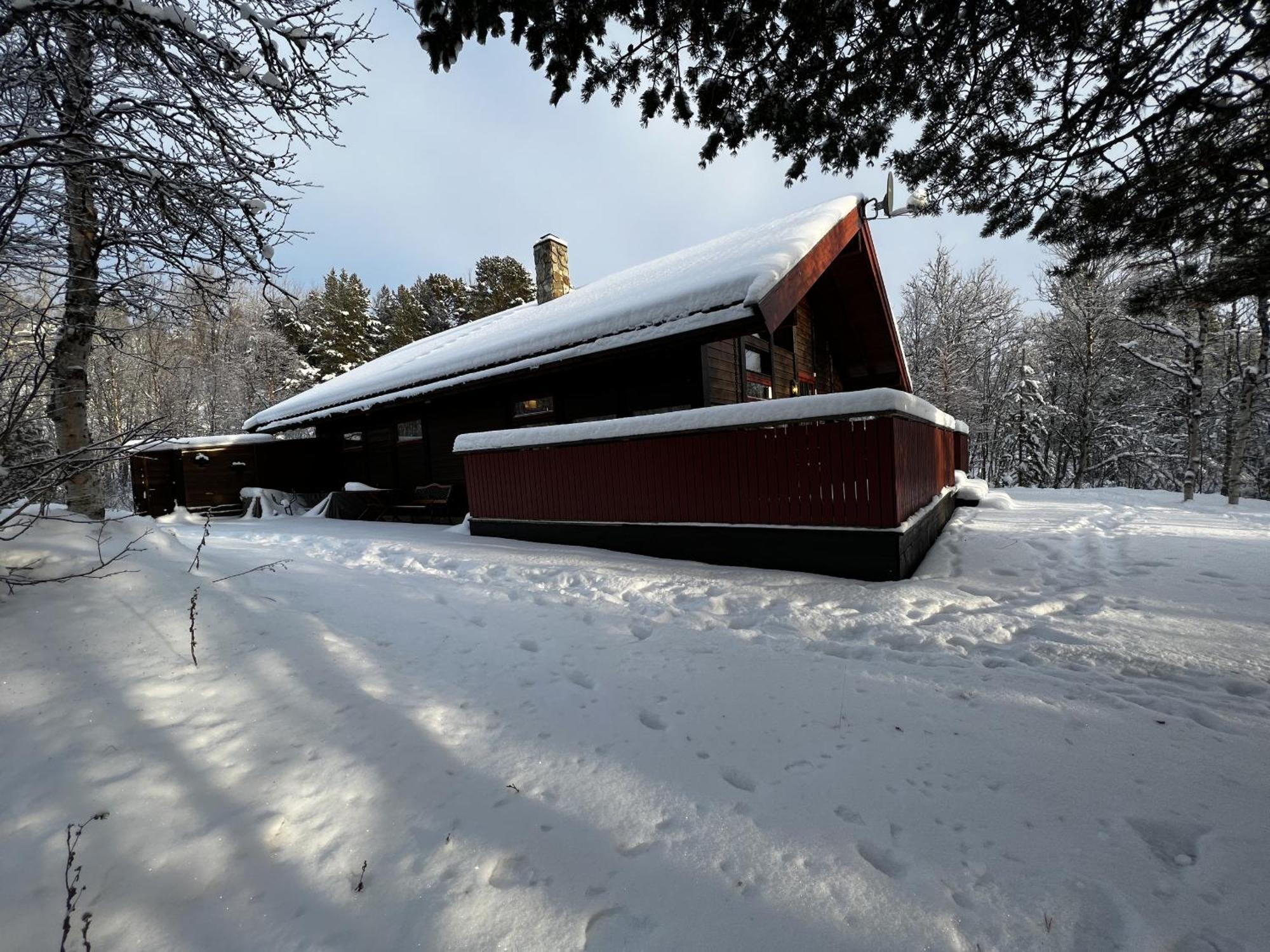 Koselig Hytte Med Usjenert Og Solrik Beliggenhet Geilo Exteriér fotografie