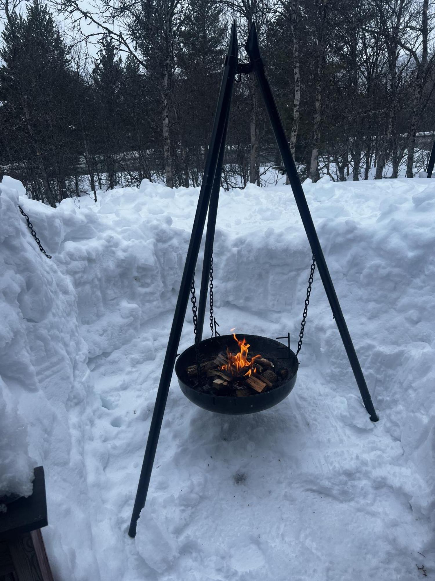Koselig Hytte Med Usjenert Og Solrik Beliggenhet Geilo Exteriér fotografie
