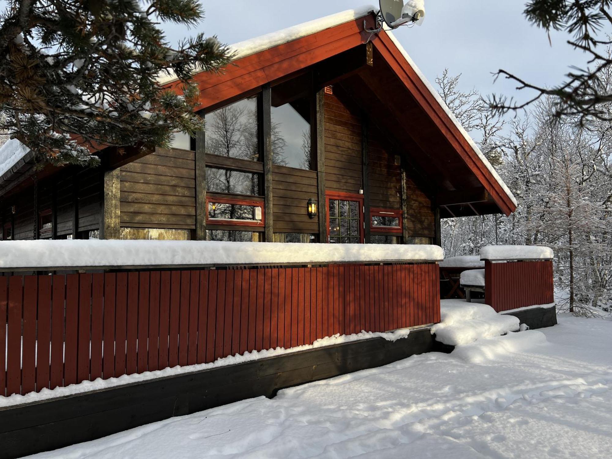 Koselig Hytte Med Usjenert Og Solrik Beliggenhet Geilo Exteriér fotografie